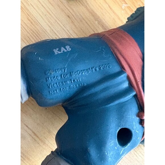 Disney McDonalds 2020 Mulan Animated Movie Action Figure Yao Holding Axe Toy - Picture 6 of 6